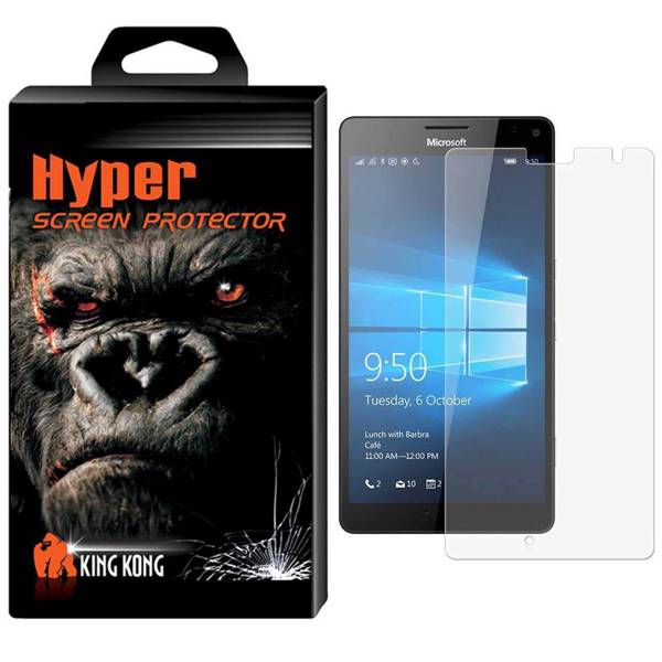 Hyper Protector King Kong Glass Screen Protector For Microsoft Lumia 950، محافظ صفحه نمایش شیشه ای کینگ کونگ مدل Hyper Protector مناسب برای گوشی Microsoft Lumia 950