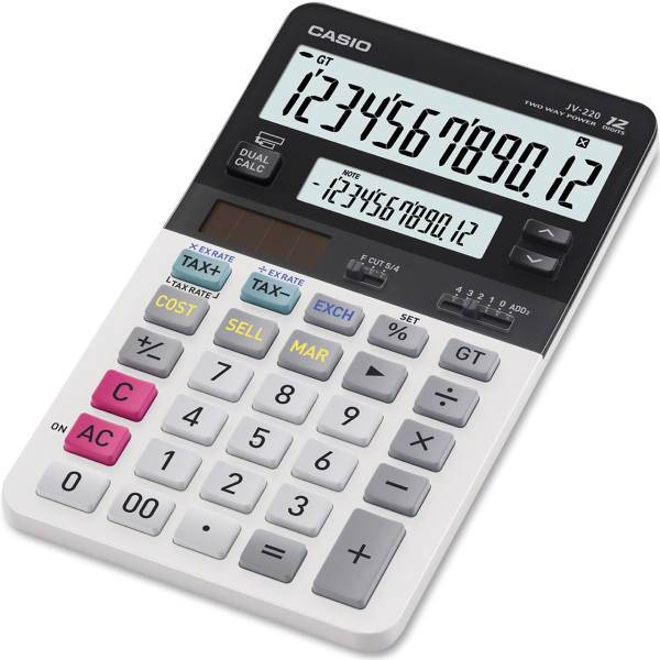 Casio JV-220 Calculator، ماشین حساب کاسیو مدل JV-220