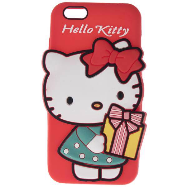 Hello Kitty Silicone Cover For iPhone 6/6s، کاور سیلیکونی مدل Hello Kitty مناسب برای گوشی موبایل آیفون 6/6s