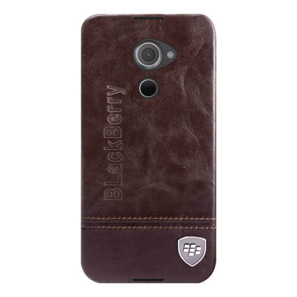 Blackberry Leather Cover For BlackBerry DTEK60، کاور بلک بری مدل چرمی مناسب برای گوشی موبایل بلک بری DTEK60