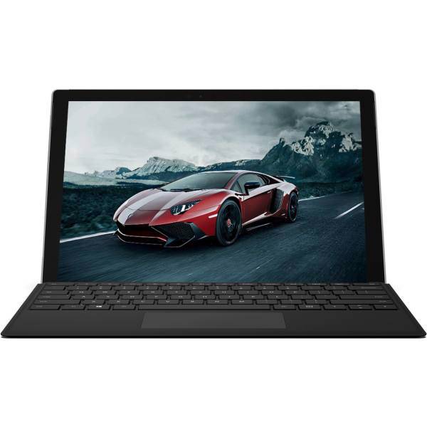 Microsoft Surface Pro 2017 - F - Tablet with Black Type Cover and STM Dux Cover، تبلت مایکروسافت مدل Surface Pro 2017 - F به همراه کیبورد Black Type Cover و کاور اس تی ام مدل Dux