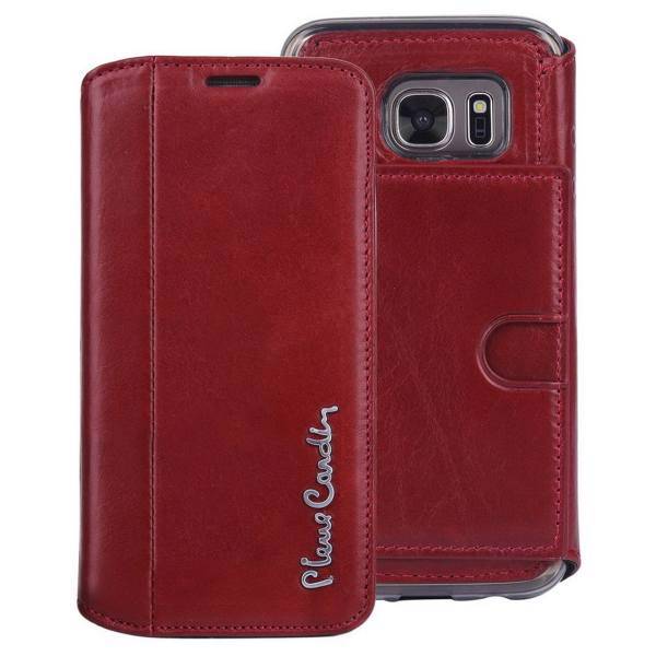 Pierre Cardin PCL-P14 Leather Cover For Samsung Galaxy S7، کاور چرمی پیرکاردین مدل PCL-P14 مناسب برای گوشی سامسونگ گلکسی S7