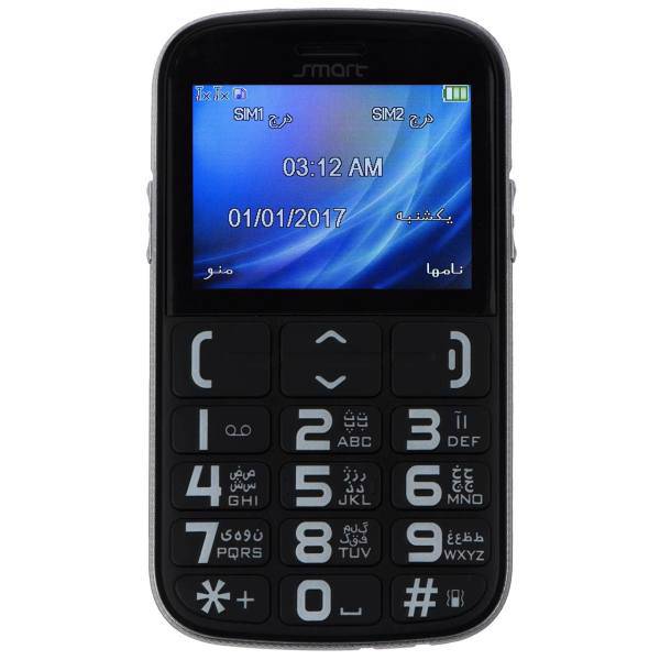 Smart E2452 Easy Dual SIM Mobile Phone، گوشی موبایل اسمارت مدل E2452 Easy دو سیم‌کارت