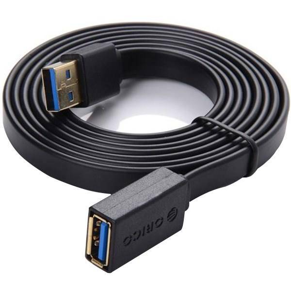Orico CEF3-10 USB 3.0 Flat Extension Cable 1m، کابل افزایش طول USB 3.0 اریکو مدل CEF3-10 به طول 1 متر