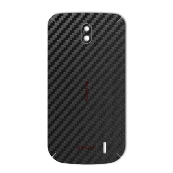 MAHOOT Carbon-fiber Texture Sticker for Nokia 1، برچسب تزئینی ماهوت مدل Carbon-fiber Texture مناسب برای گوشی Nokia 1