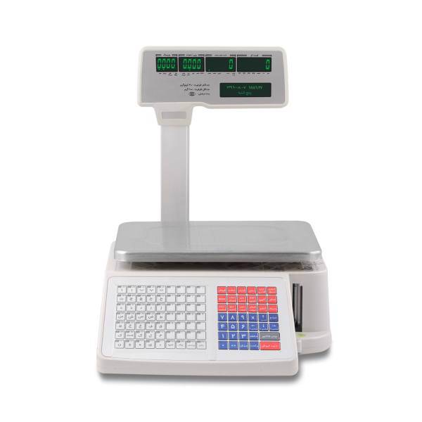 Tozin Sadr LSG12A Lable Printer Price Computing Scale، ترازو فروشگاهی توزین صدر مدل LSG12A لیبل پرینتر