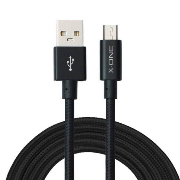 X.ONE Ultra USB To microUSB Cable 1.5m، کابل تبدیل USB به MicroUSB ایکس وان مدل Ultra طول 1.5 متر