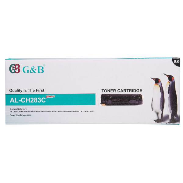 G and B AL-CH283C Plus Black Toner، تونر مشکی جی اند بی مدل AL-CH283C Plus