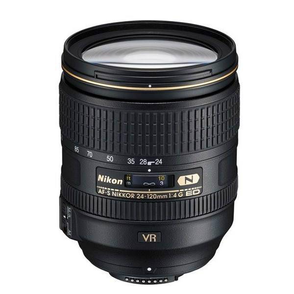Nikon 24-120mm F/4G ED VR AF-S Camera Lens، لنز دوربین نیکون AF-S 24-120mm F/4G ED VR