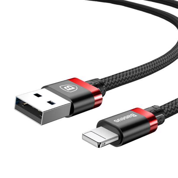Baseus Golden Belt USB to USB Lightning Cable 1.5m، کابل تبدیل USB به Lightning باسئوس مدل Golden Belt به طول 1.5 متر
