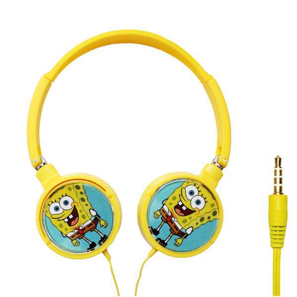 هدفون جک دار مدل KT-3155 طرح Sponge Bob