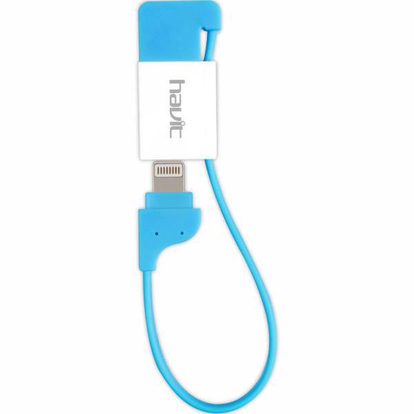 Havit HV-CB553 USB To Lightning Cable 0.18m، کابل تبدیل USB به لایتنینگ هویت مدل HV-CB553 به طول 0.18 متر
