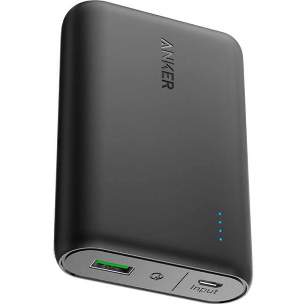 Anker A1264 PowerCore With Quick Charge 3.0 10000mAh Portable Charger Power Bank، شارژر همراه انکر مدل A1264 PowerCore With Quick Charge 3.0 با ظرفیت 10000 میلی آمپر ساعت