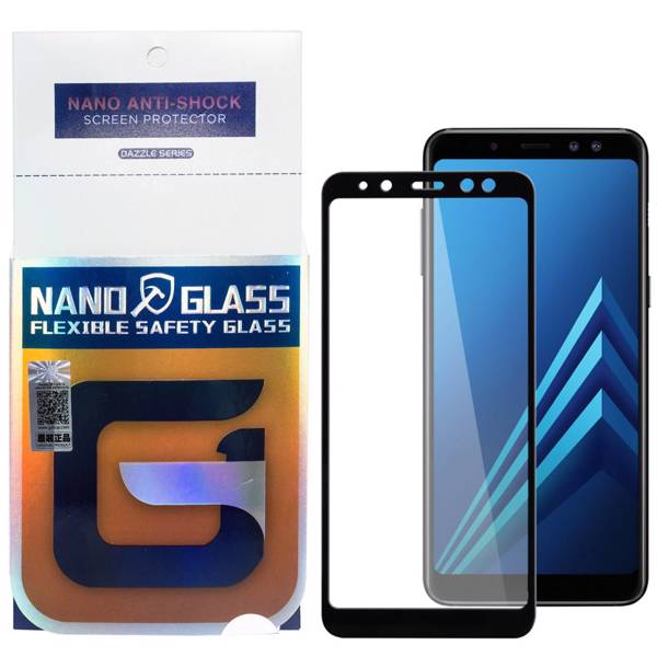 Nano Glass 5D Screen Protector For Samsung Galaxy A8 Plus 2018، محافظ صفحه نمایش نانو گلس مدل 5D مناسب برای گوشی موبایل سامسونگ Galaxy A8 Plus 2018