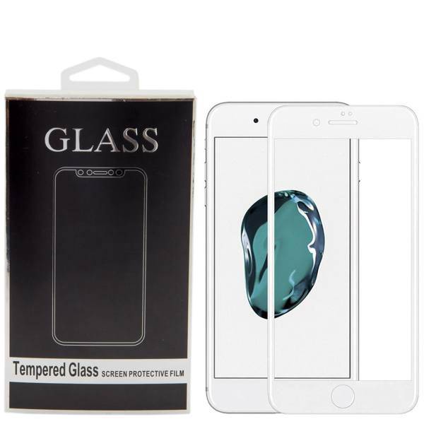 5D Full Glue Glass Screen Protector For Apple iPhone 8 Plus، محافظ صفحه نمایش تمام چسب شیشه ای مدل 5D مناسب برای گوشی اپل آیفون 8 پلاس
