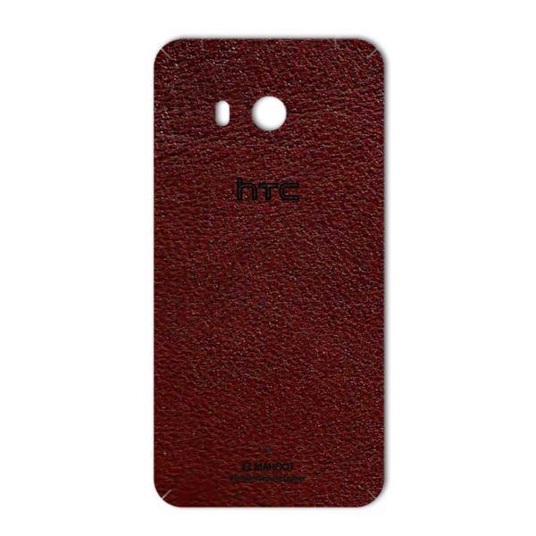 MAHOOT Natural Leather Sticker for HTC U11، برچسب تزئینی ماهوت مدلNatural Leather مناسب برای گوشی HTC U11