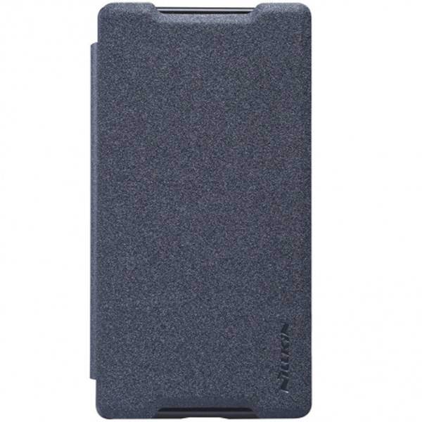 Nillkin New Leather Sparkle Flip Cover For Sony Xperia Z5، کیف کلاسوری نیلکین مدل New Leather Sparkle مناسب برای گوشی موبایل سونی Xperia Z5