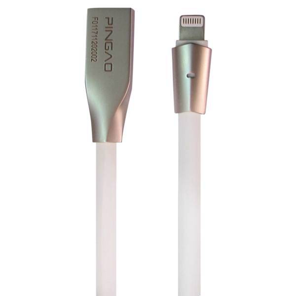 Pingao PGX-F01 USB To Lightning Cable 1.2m، کابل تبدیل USB به لایتنینگ مدل PGX-F01 طول 1.2 متر