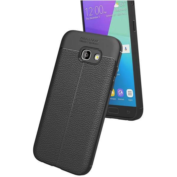 TPU Leather Design Cover For Samsung A5 2017، کاور ژله ای طرح چرم مناسب برای گوشی موبایل سامسونگ A5 2017