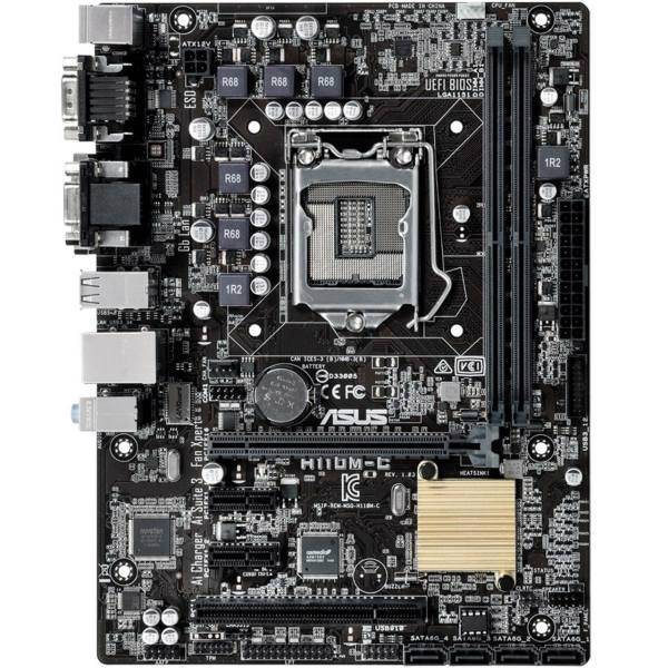 ASUS H110M-C Motherboard، مادربرد ایسوس مدل H110M-C