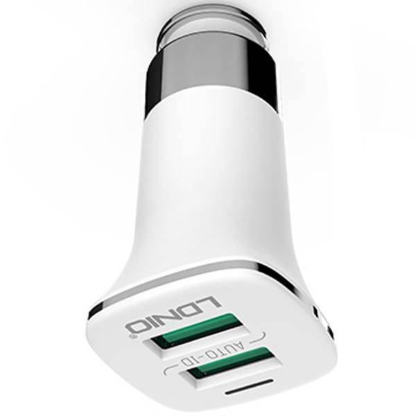 LDNIO C301 Car Charger With microUSB Cable، شارژر فندکی الدینیو مدل C301 همراه با کابل microUSB