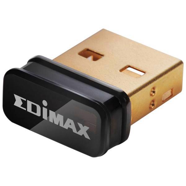 Edimax EW-7811Un 150Mbps Wireless IEEE802.11b.g.n Nano USB Adapter، کارت شبکه بی‌سیم و بسیار کوچک ادیمکس مدل EW-7811Un