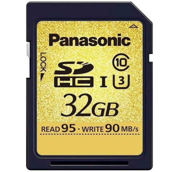 Panasonic RP-SDUD32GAK Class 10 UHS-I U3 95MBps SDHC - 32GB، کارت حافظه SDHC پاناسونیک مدل RP-SDUD32GAK کلاس 10 استاندارد UHS-I U3 سرعت 95MBps ظرفیت 32 گیگابایت