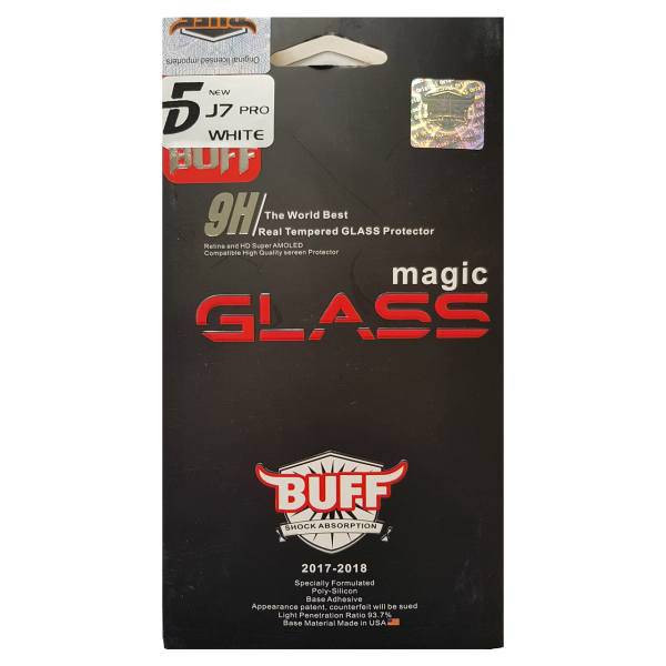 BUFF 5D Glass Screen Protector For Samsung J7 Pro، محافظ صفحه نمایش شیشه ای باف مدل 5D مناسب برای گوشی سامسونگ J7 Pro
