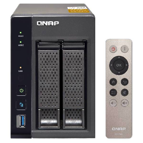 QNAP TS-253A NAS - 2Bay Diskless، ذخیره ساز تحت شبکه کیونپ مدل TS-253A دارای دو سینی فاقد هارددیسک