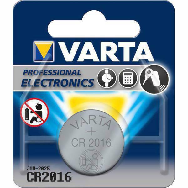 Varta CR2016 Lithium Battery، باتری سکه‌ ای وارتا مدل CR2016