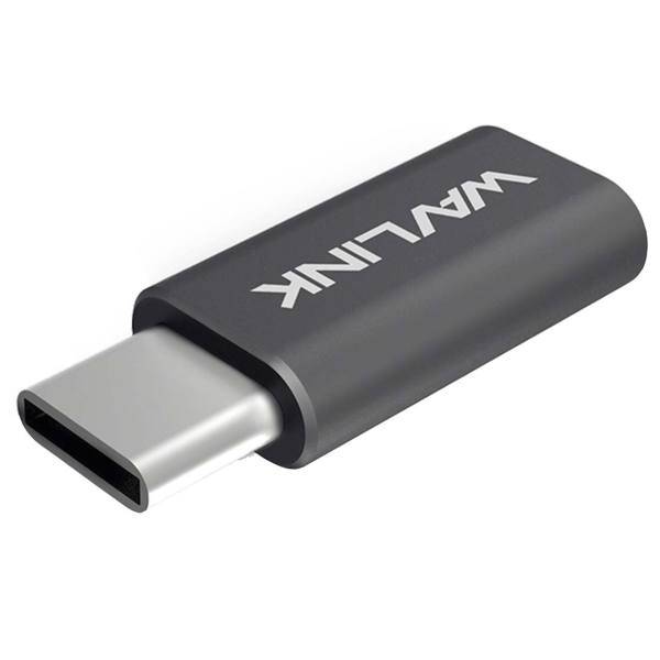 Wavlink WL-CAU3C2MB1 Micro USB to UCB-C Adapter، مبدل Micro USB به USB-C ویولینک مدل WL-CAU3C2MB1