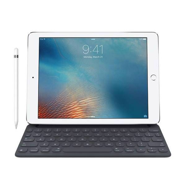 Apple iPad Pro 9.7 inch 4G with Apple Pencil and Smart Keyboard 128GB Tablet، تبلت اپل مدل iPad Pro 9.7 inch 4G به همراه قلم و کیبورد ظرفیت 128 گیگابایت