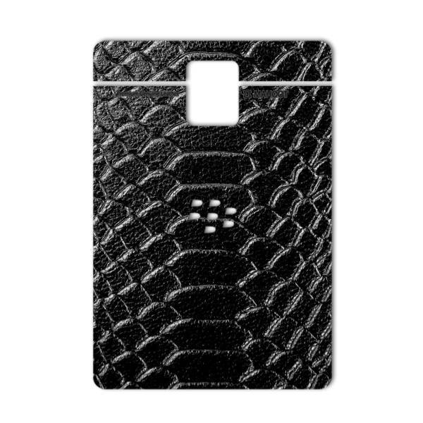 MAHOOT Snake Leather Special Sticker for BlackBerry Passport، برچسب تزئینی ماهوت مدل Snake Leather مناسب برای گوشی BlackBerry Passport