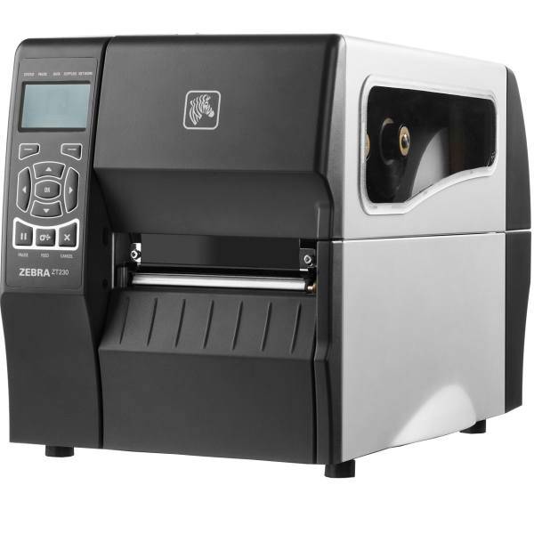 Zebra ZT230 Label Printer With 300 dpi Print Resolution، پرینتر لیبل زن صنعتی زبرا مدل ZT230 با رزولوشن چاپ 300 dpi