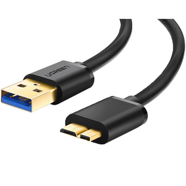 Ugreen USB 3.0 Male To micro-B Cable 1m، کابل تبدیل USB 3.0 Male به micro-B یوگرین مدل US114 طول 1 متر