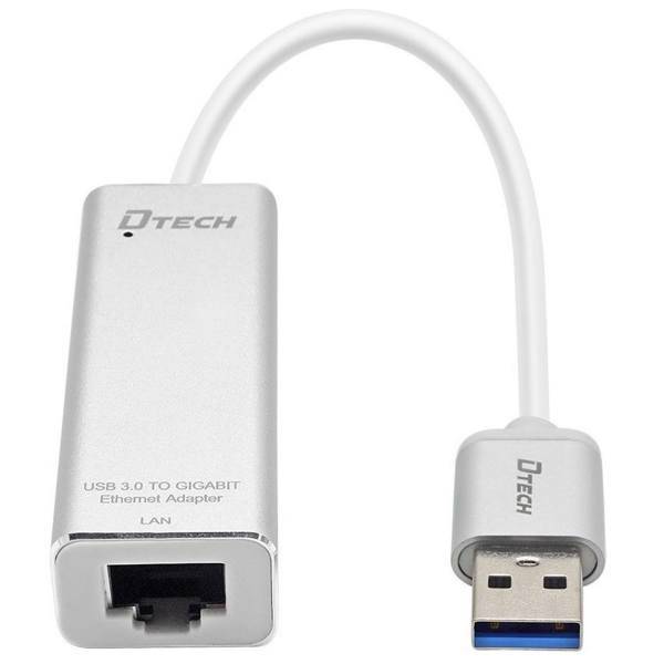 USB 3.0 TO Ethernet Network adapter، کابل تبدیل 0.USB3 به Lan دیتک مدل DT-6550