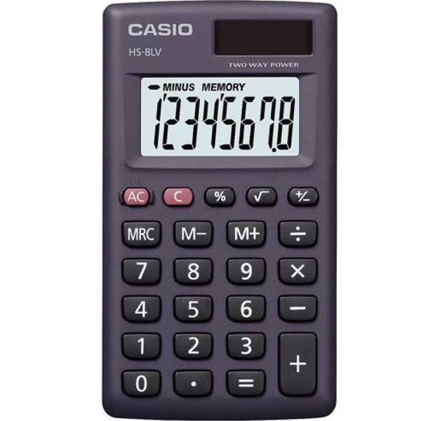 Casio HS-8 LVBK Calculator، ماشین حساب کاسیو HS-8 LVBK