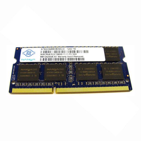 NANYA DDR3 PC3 12800s MHz RAM 8GB، رم لپ تاپ نانیا مدل DDR3 PC3 12800S MHz ظرفیت 8 گیگابایت