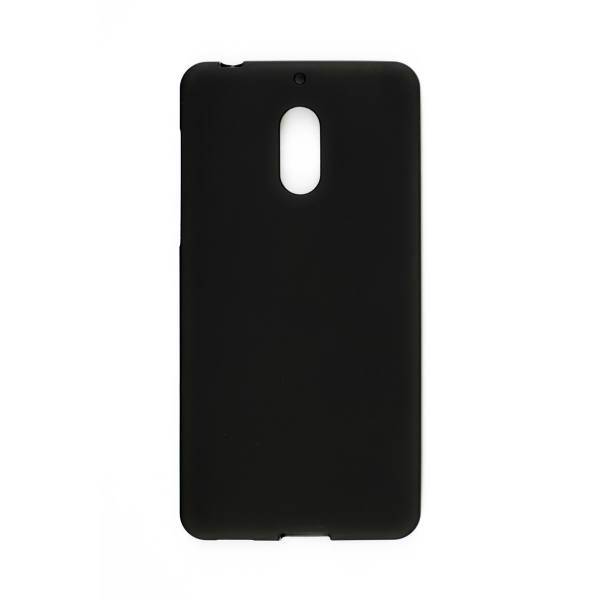 BACK CASE BLACK COVER RUBBER JELLY NOKIA 6، کاور ژله ای مشکی مناسب برای گوشی موبایل نوکیا 6