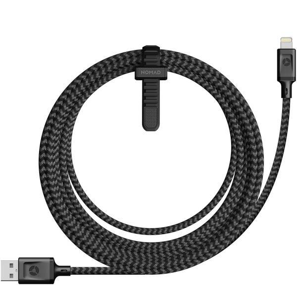 USB Lightning Cable Nomad 3.0m، کابل USB به لاتنینگ برند نومد طول 3.0 متر