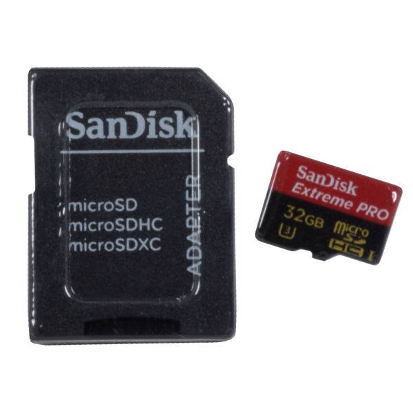 SanDisk Extreme PRO UHS-I 4K Class3 95MBps microSDXC With Adapter - 32G، کارت حافظه Micro SDXC سن دیسک مدل Extreme PRO کلاس 3 استاندارد Extreme سرعت95Mb/s همراه آداپتور SD ظرفیت 32 گیگابایت