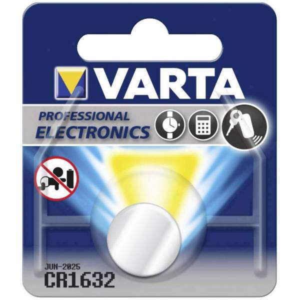 Varta CR1632 Battery، باتری سکه ای وارتا مدل CR1632