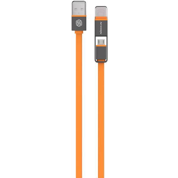 Nillkin Plus USB To Lightning/microUSB Cable 1.2m، کابل تبدیل USB به لایتنینگ/MicroUSB نیلکین مدل Plus طول 1.2 متر