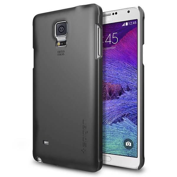 Samsung Galaxy Note 4 Spigen Thin Fit Case، کاور اسپیگن تین فیت مخصوص گوشی سامسونگ گلکسی نوت 4
