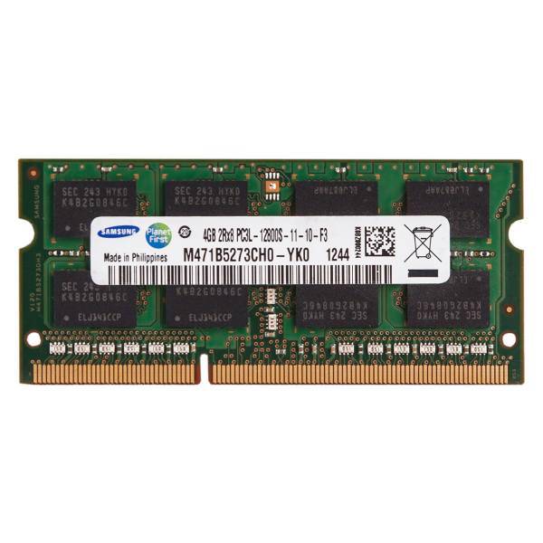 Samsung DDR3 12800s MHz RAM - 4GB، رم لپ تاپ سامسونگ مدل DDR3 12800S MHz ظرفیت 4 گیگابایت