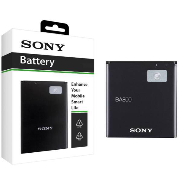 Sony BA800 1700mAh Mobile Phone Battery For Sony Xperia V، باتری موبایل سونی مدل BA800 با ظرفیت 1700mAh مناسب برای گوشی موبایل سونی Xperia V