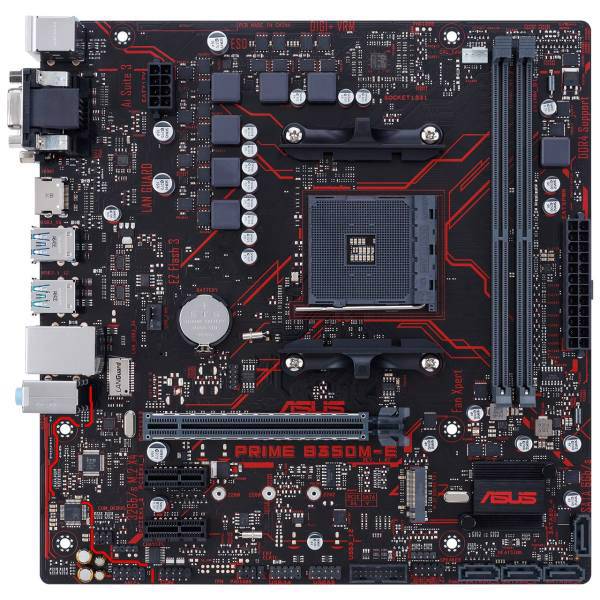 ASUS PRIME B350M-E Motherboard، مادربرد ایسوس مدل PRIME B350M-E