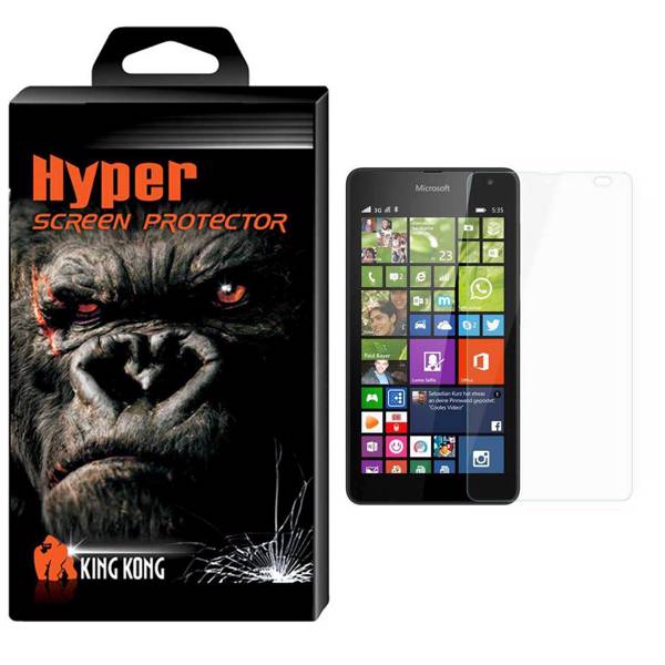 Hyper Protector King Kong Glass Screen Protector For Microsoft Lumia 535، محافظ صفحه نمایش شیشه ای کینگ کونگ مدل Hyper Protector مناسب برای گوشی Microsoft Lumia 535