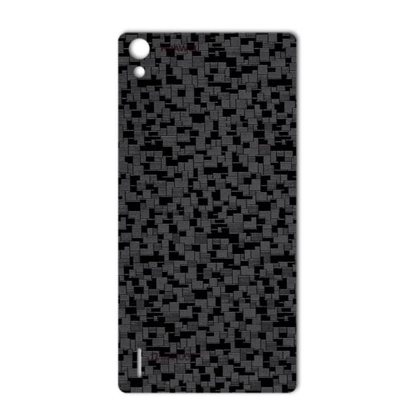 MAHOOT Silicon Texture Sticker for Huawei Ascend P7، برچسب تزئینی ماهوت مدل Silicon Texture مناسب برای گوشی Huawei Ascend P7