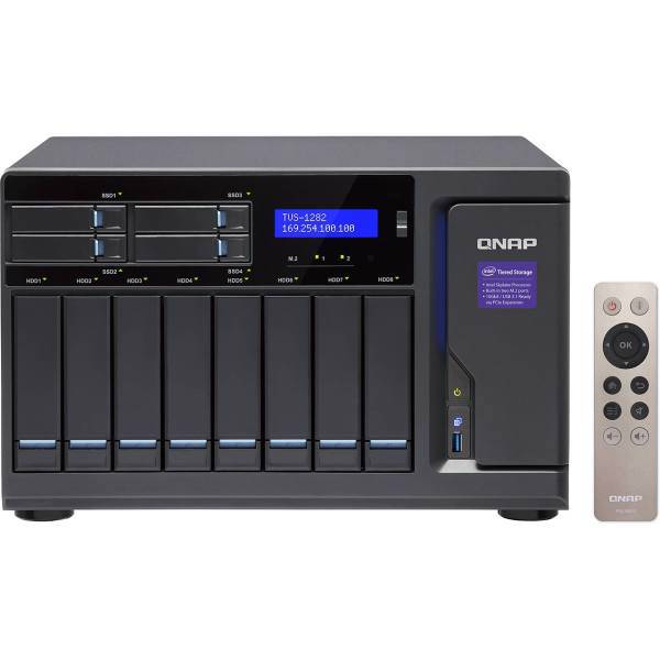 Qnap TVS-1282-i5-16G NASiskless، ذخیره ساز تحت شبکه کیونپ مدل TVS-1282-i5-16G بدون دیسک